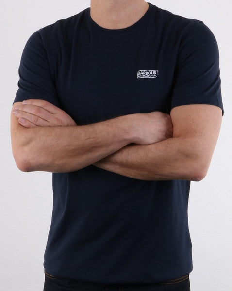 Barbour International Small Logo T'Shirt Navy