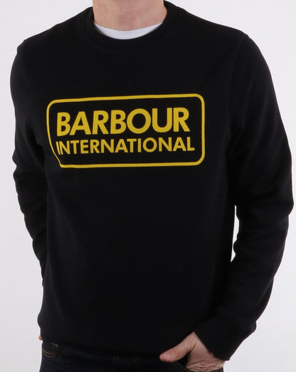 Barbour International Large Logo Sweatshirt Black