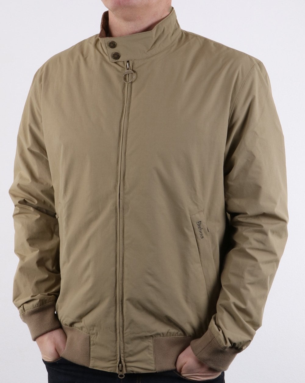 Barbour Harrington Royston Casual Jacket Stone
