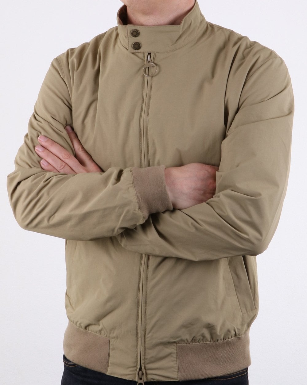 Barbour Harrington Royston Casual Jacket Stone
