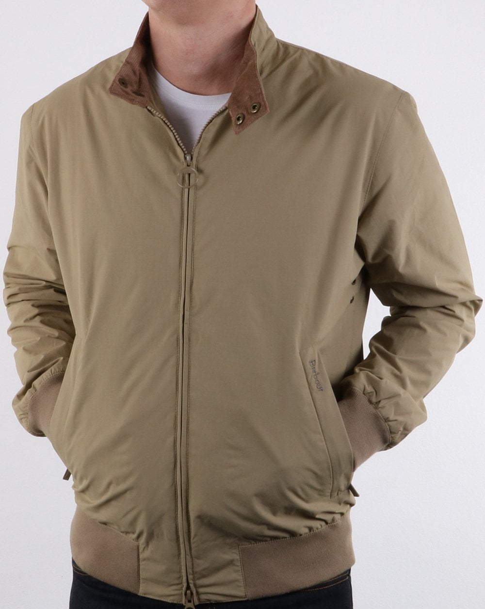 Barbour Harrington Royston Casual Jacket Stone