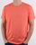 Gant Solid Crew Neck T Shirt Coral
