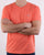 Gant Solid Crew Neck T Shirt Coral