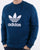 Adidas Originals Trefoil Crew Sweat Deep Blue