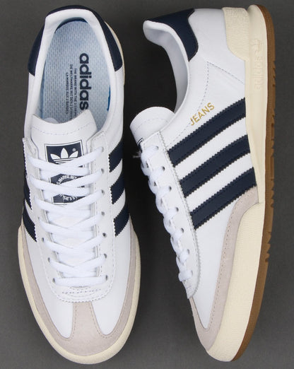 Adidas Jeans Trainers White/navy