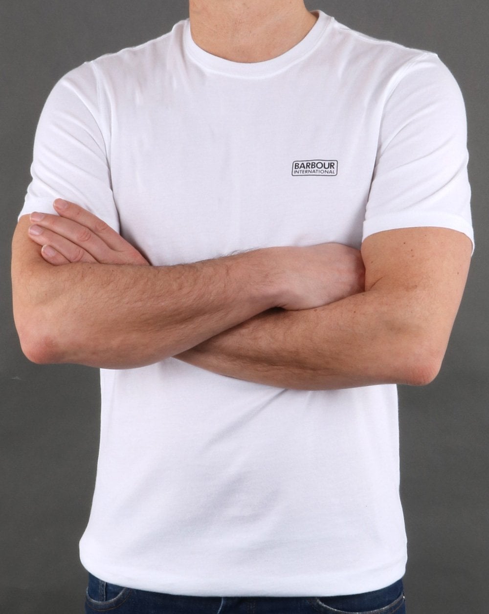 Barbour International Small Logo T-Shirt White