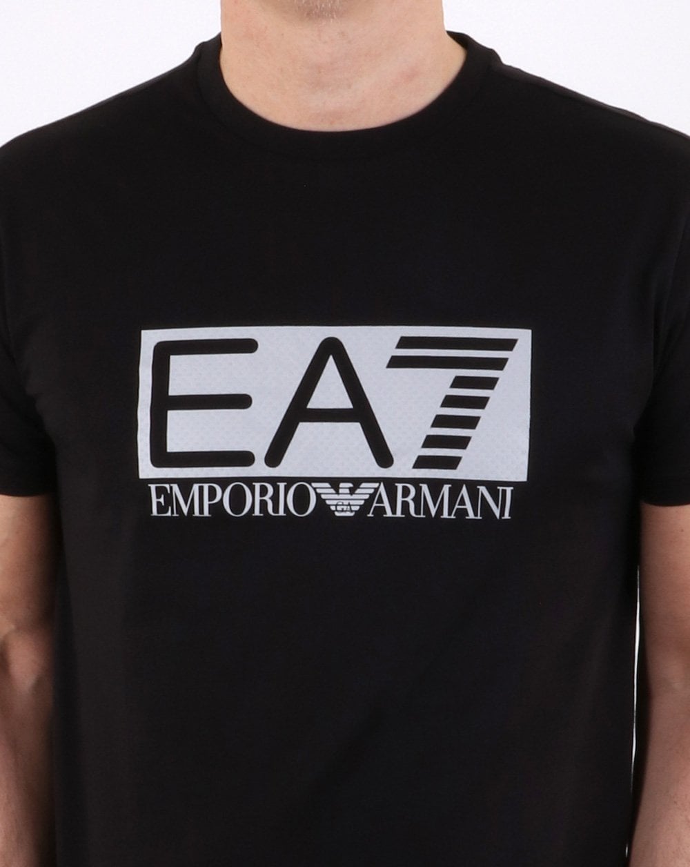 Emporio Armani EA7 Box Logo Tee Black