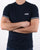 Barbour Cable Tipped Tee Navy