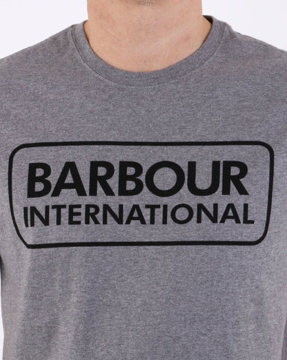 Barbour International Logo T-shirt Grey