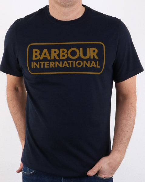 Barbour International Logo T-shirt Navy