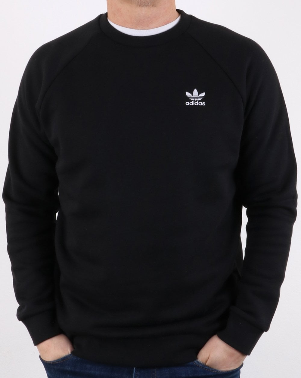 Adidas Originals Essential Crew Sweat Black