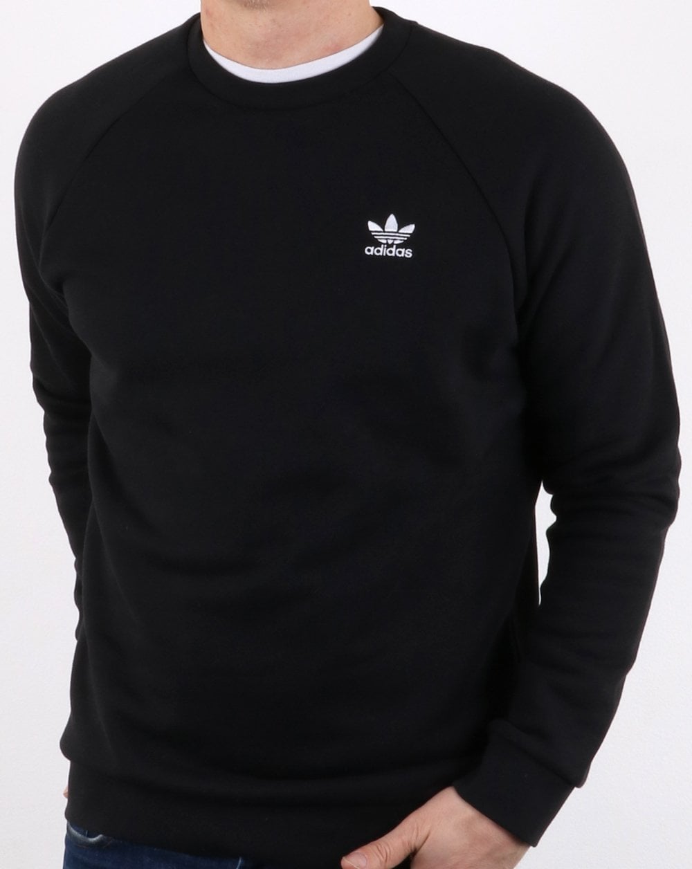 Adidas Originals Essential Crew Sweat Black