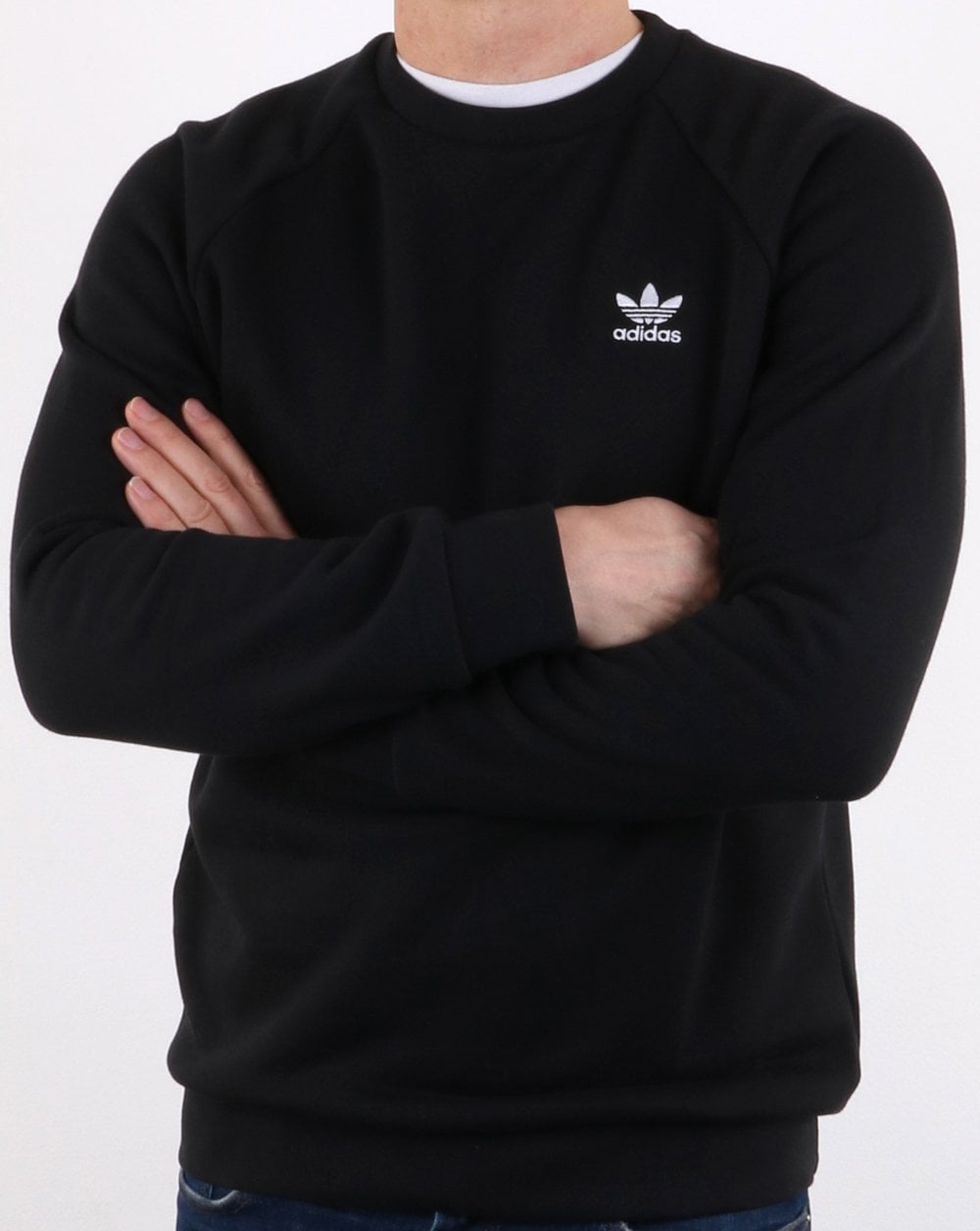 Adidas Originals Essential Crew Sweat Black