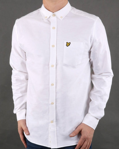 Lyle And Scott Oxford Shirt White