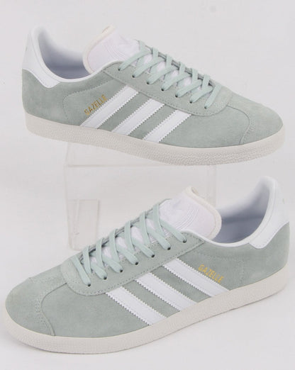 Adidas Gazelle Trainers Vapour Green/white