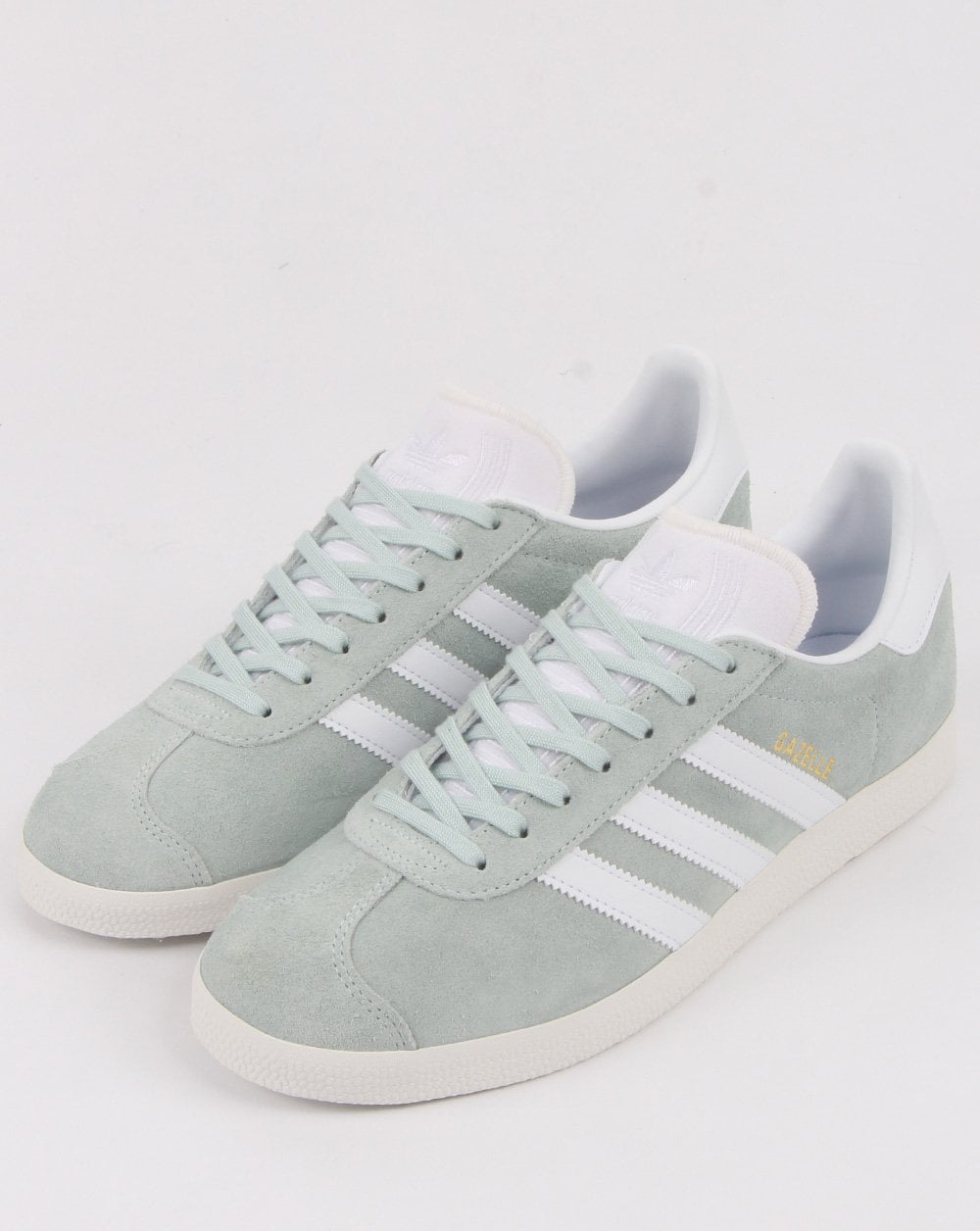 Adidas Gazelle Trainers Vapour Green/white