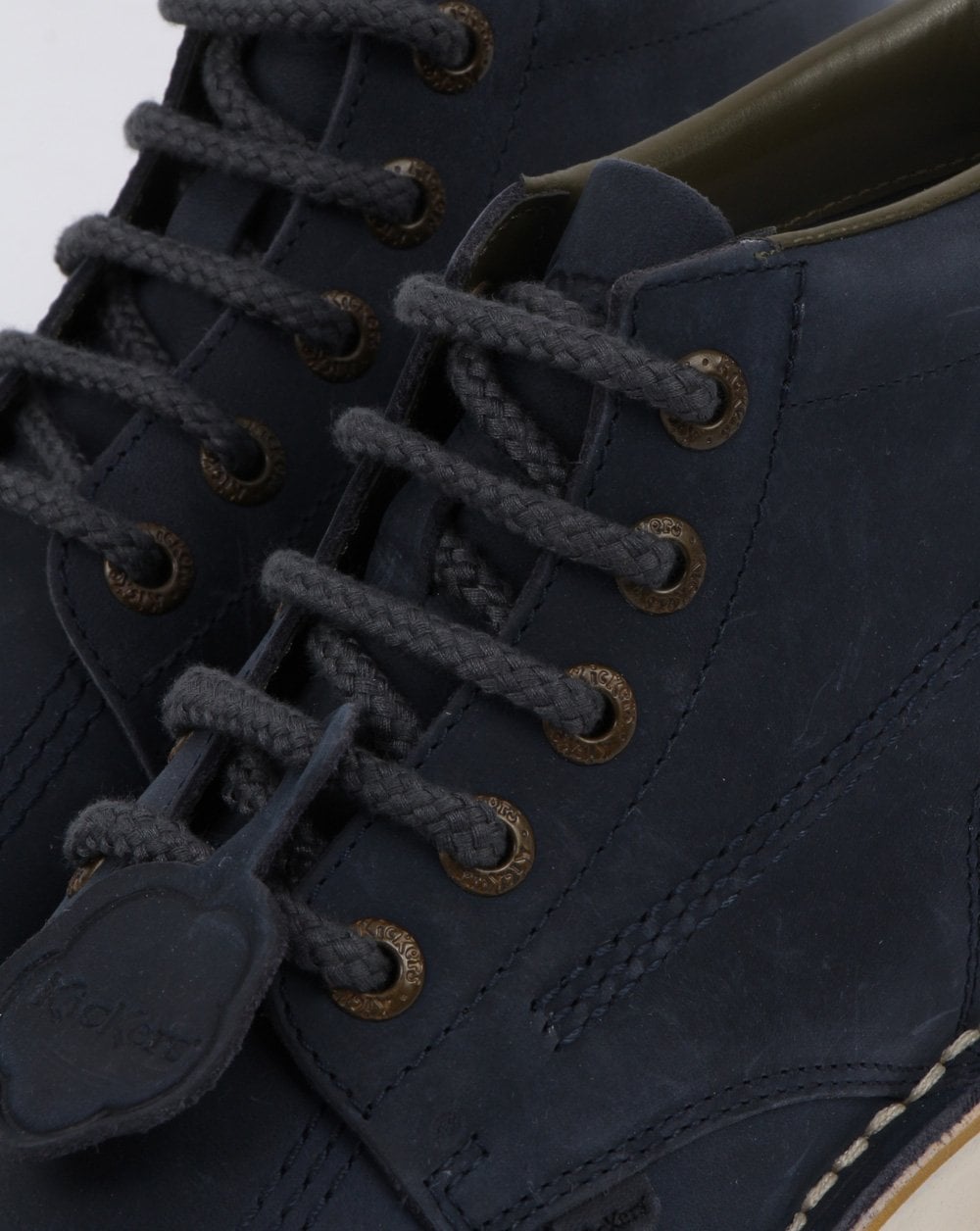 Kickers Suede Hi Boots Navy