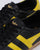 Gola Harrier 60s-70s Leather Trainer Black/yellow