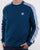 Adidas Originals 3 Stripes Crew Sweat Deep Blue