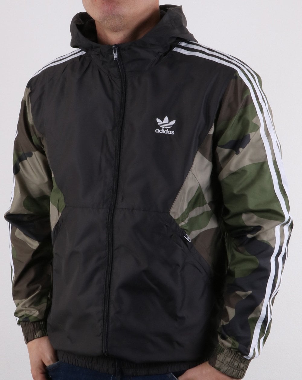 Adidas Originals Camo Windbreaker Khaki Green