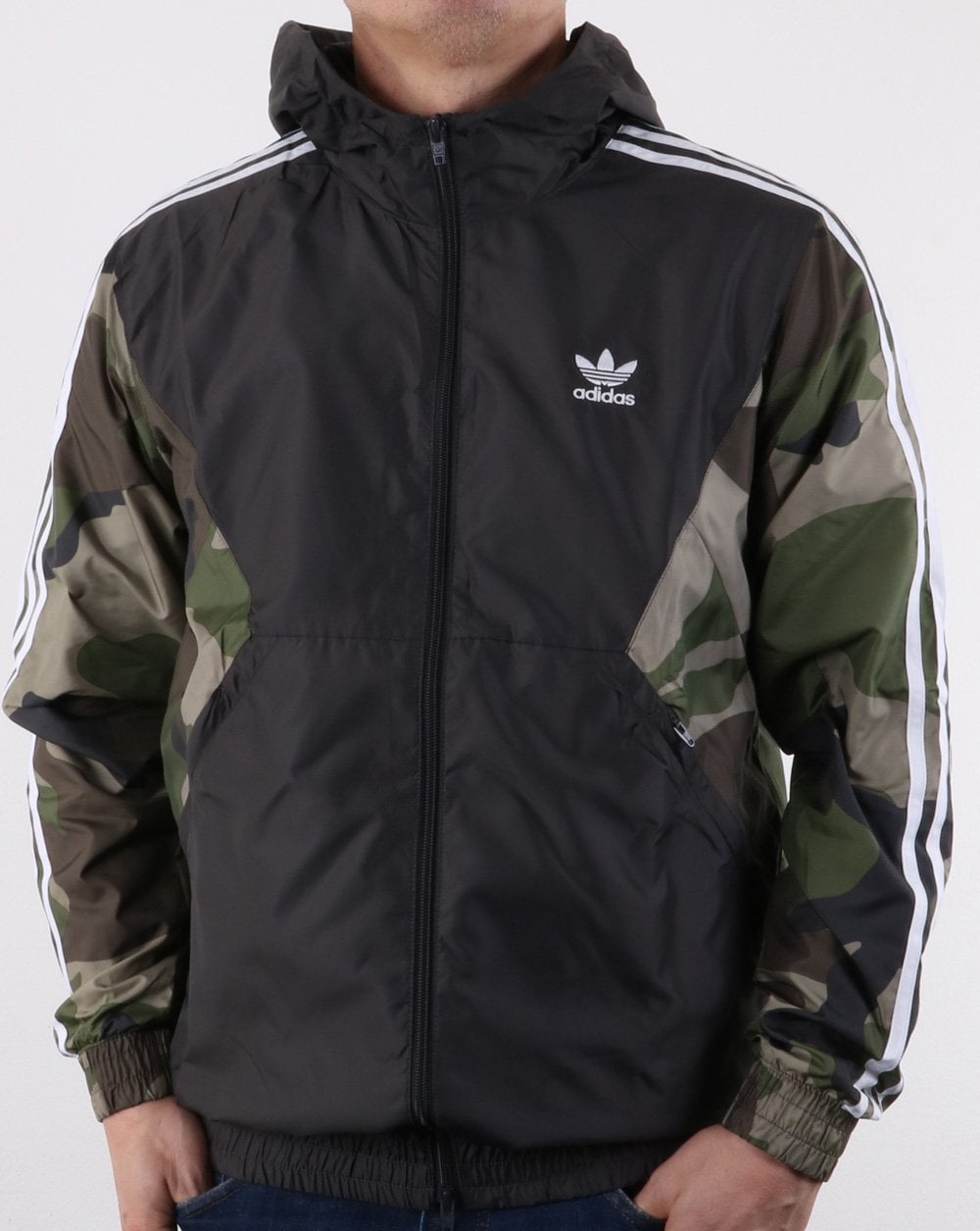 Adidas Originals Camo Windbreaker Khaki Green