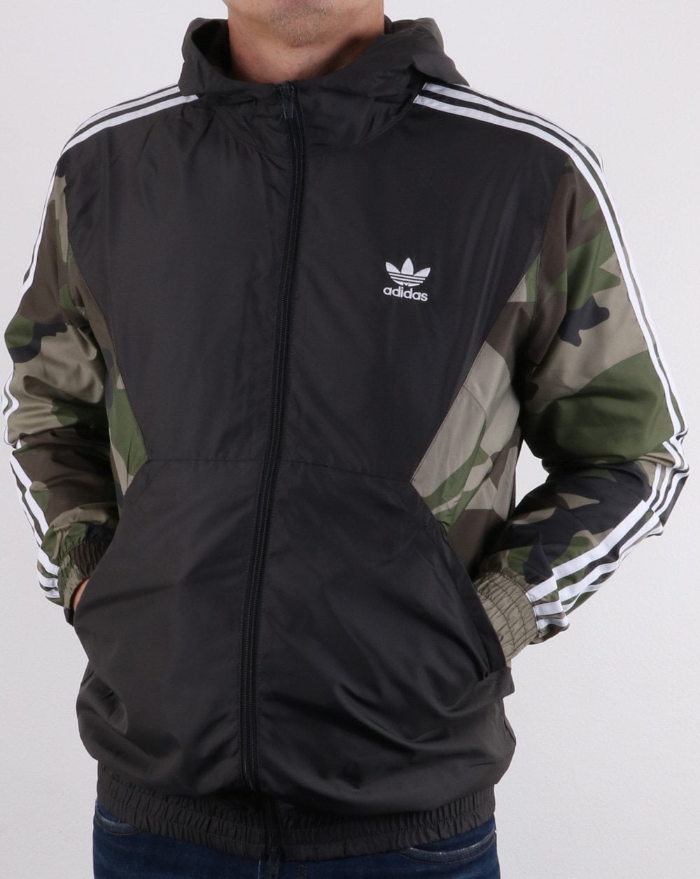 Adidas Originals Camo Windbreaker Khaki Green