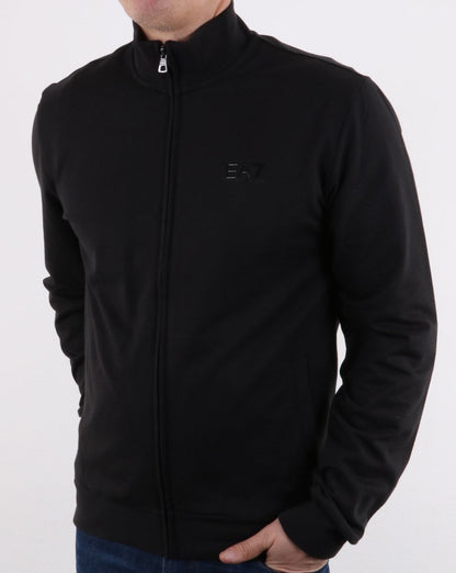 Emporio Armani EA7 Track Top Black