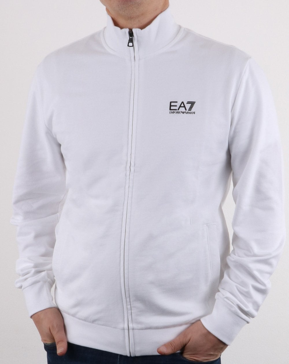 Emporio Armani EA7 Track Top White