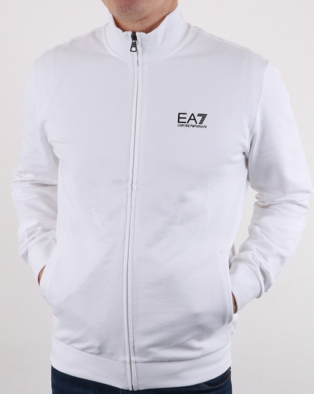 Emporio Armani EA7 Track Top White