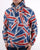 Pretty Green UJ Zip Overhead Hooded Jacket Multi