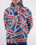 Pretty Green UJ Zip Overhead Hooded Jacket Multi