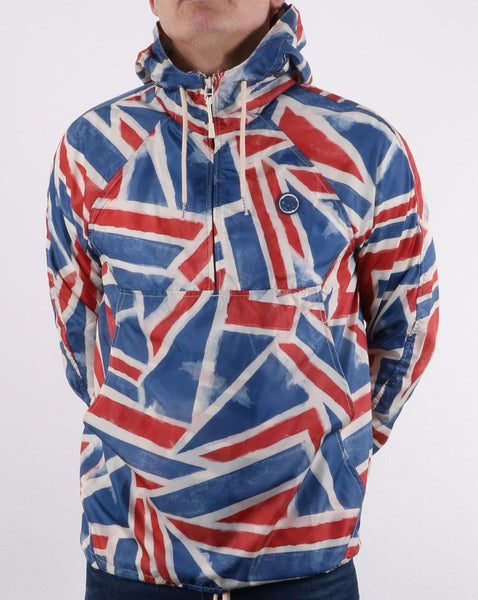 Pretty Green UJ Zip Overhead Hooded Jacket Multi