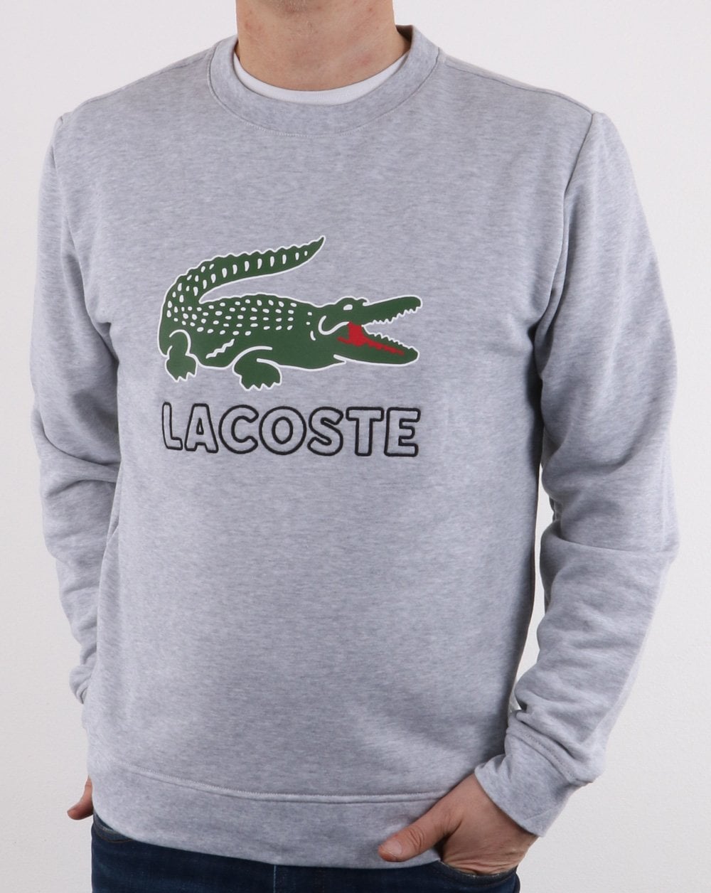 Lacoste Logo Sweatshirt Grey