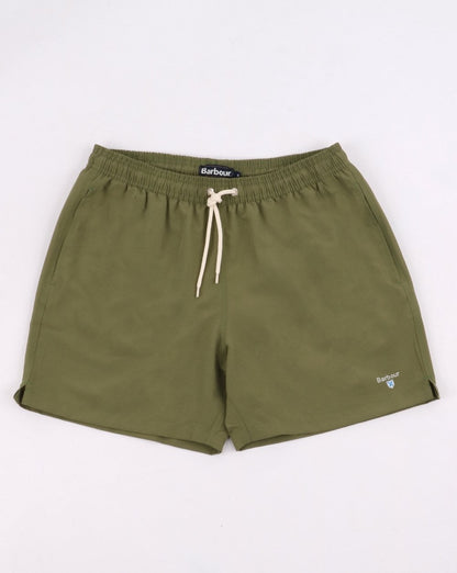 Barbour Logo 5 Swim Shorts Olive