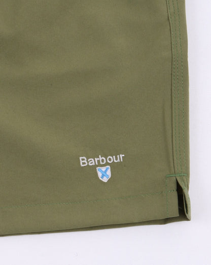 Barbour Logo 5 Swim Shorts Olive