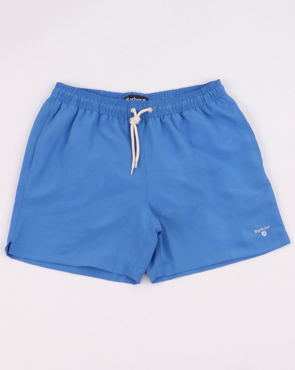 Barbour Logo 5 Swim Shorts Sky Blue
