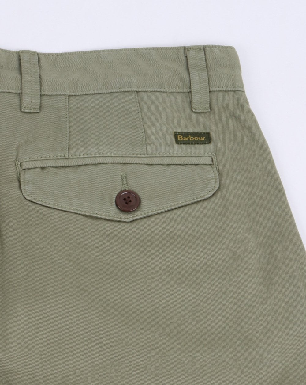 Barbour Neuston Twill Shorts Olive