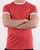 Farah Groves Ringer T Shirt Red Coat