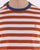 Farah Belgrove Stripe T-shirt Rust