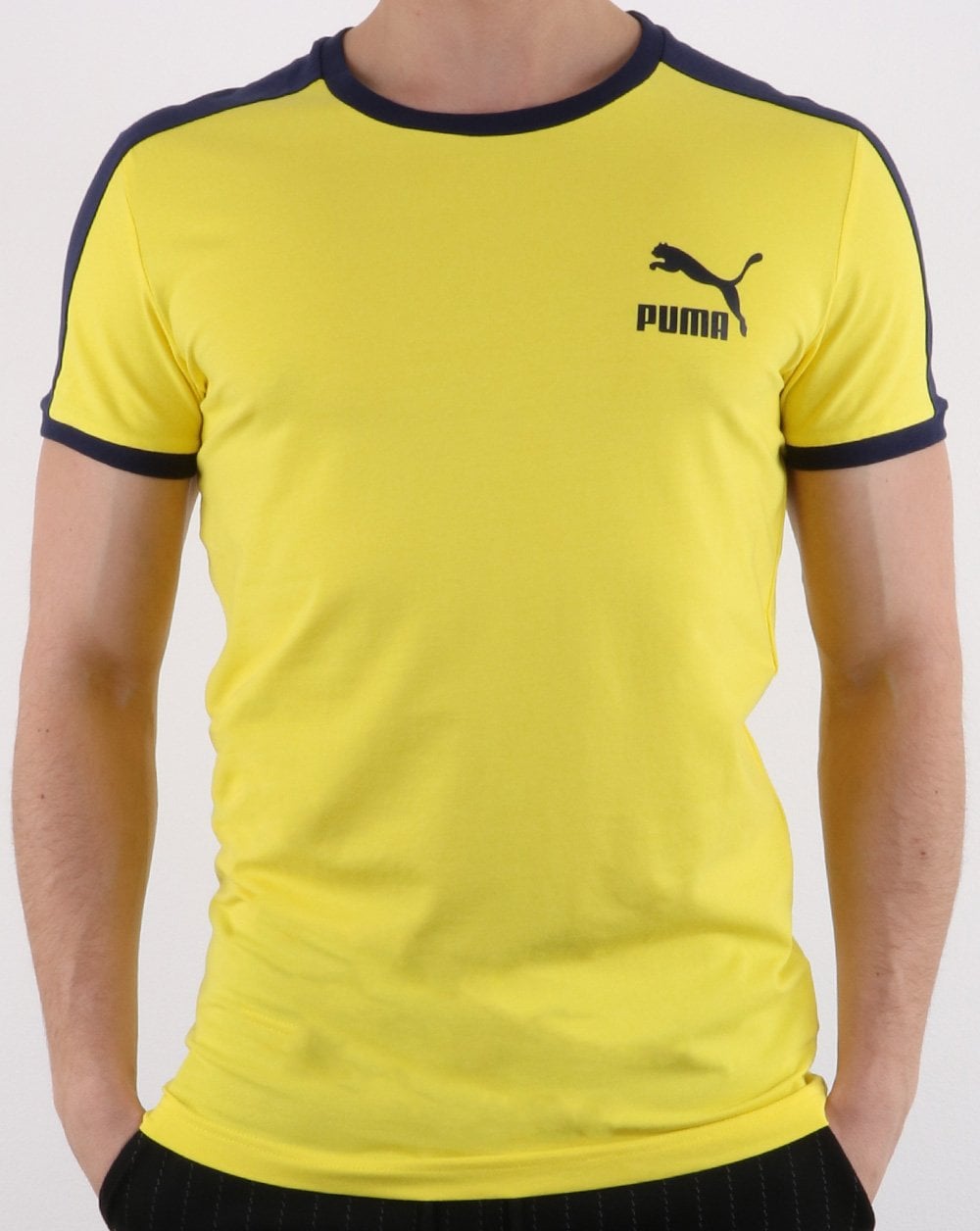 Puma Iconic T7 Slim T-shirt Yellow