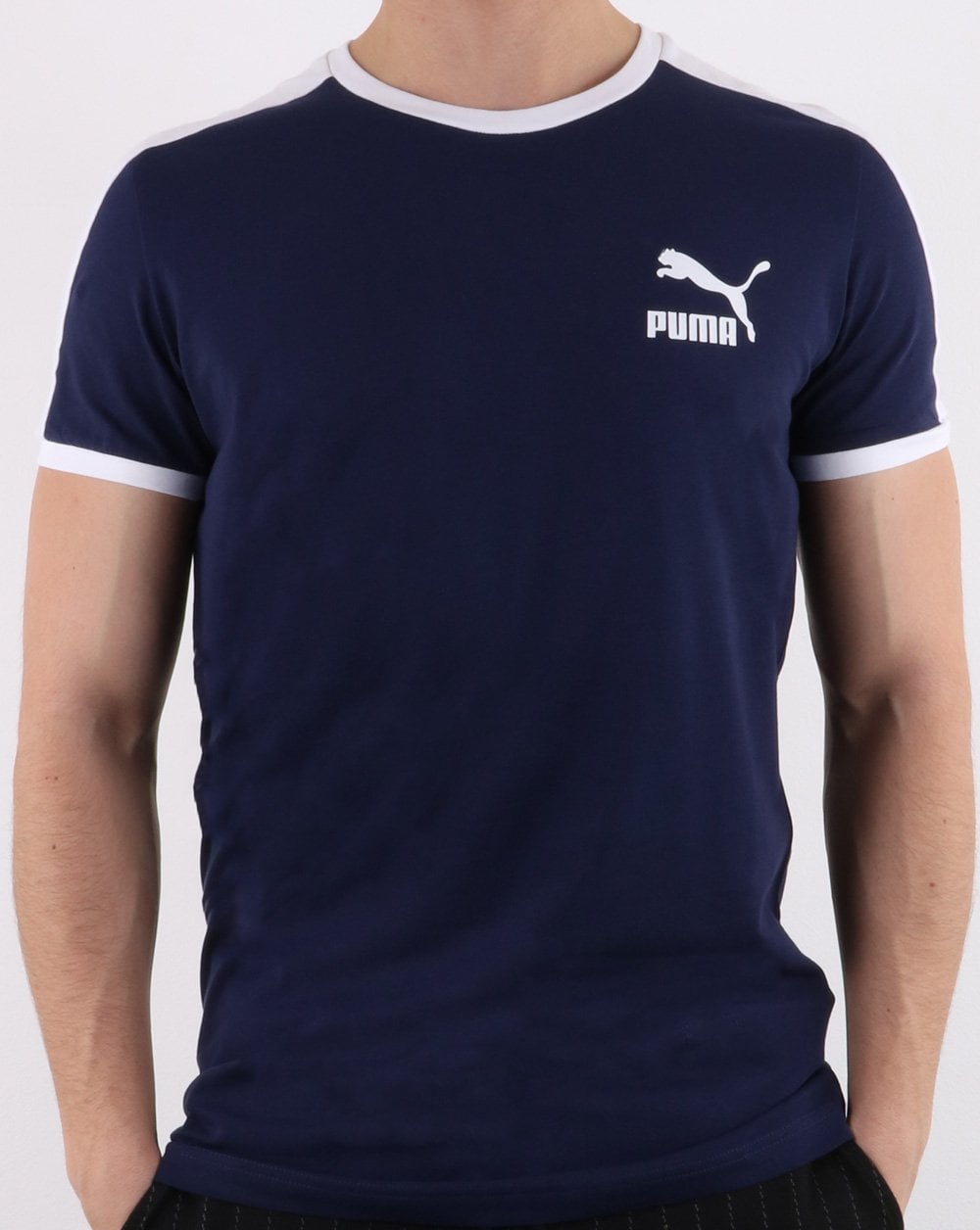 Puma Iconic T7 Slim T-shirt Navy