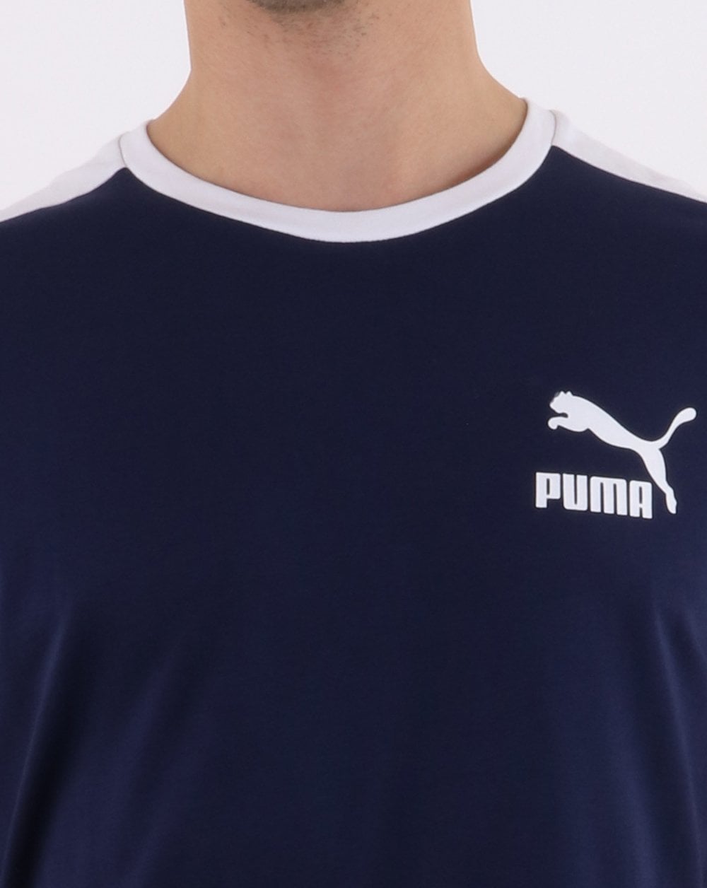 Puma Iconic T7 Slim T-shirt Navy