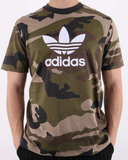 Adidas Originals Trefoil T Shirt Camo