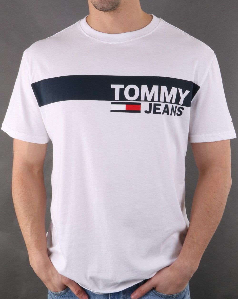 Tommy Hilfiger Box Logo T'Shirt Classic White