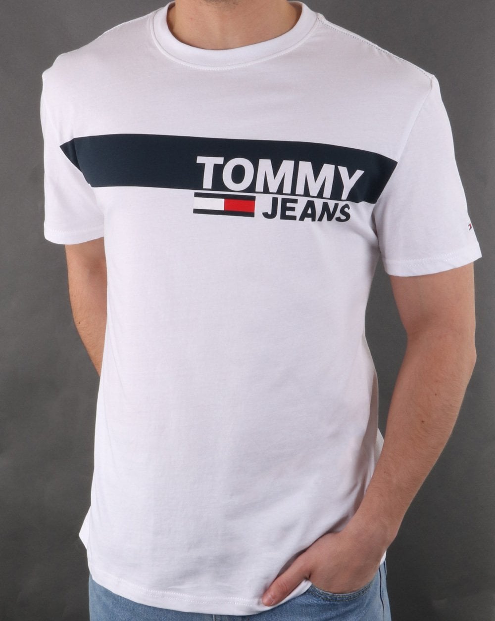 Tommy Hilfiger Box Logo T'Shirt Classic White