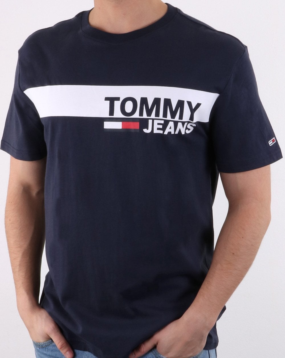 Tommy Hilfiger Box Logo T'Shirt Navy