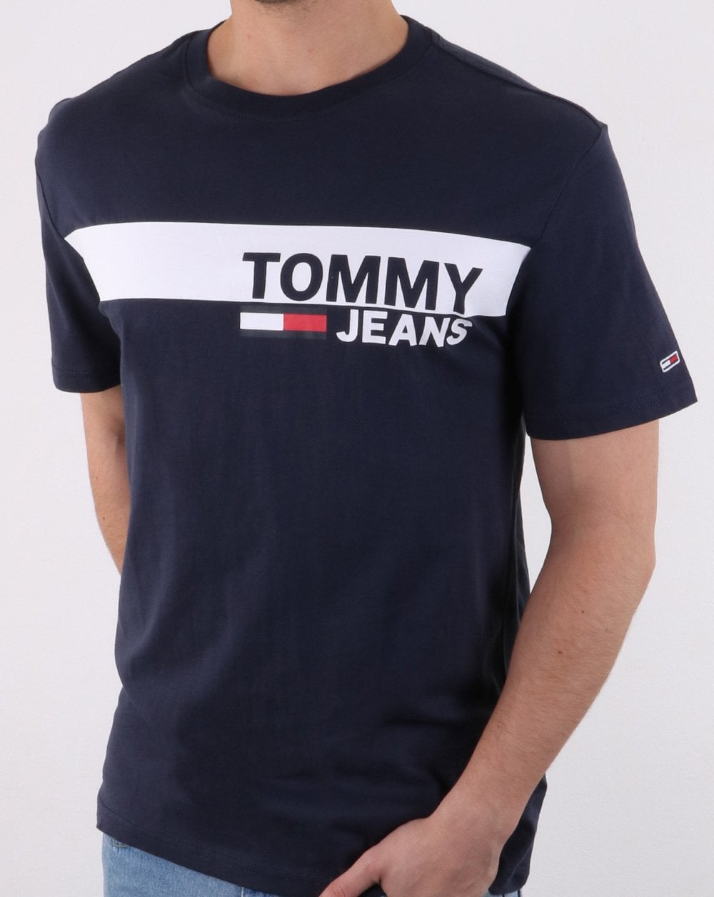 Tommy Hilfiger Box Logo T'Shirt Navy