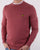 Lyle And Scott Cotton Merino Crew Jumper Pink Shadow Marl