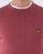 Lyle And Scott Cotton Merino Crew Jumper Pink Shadow Marl