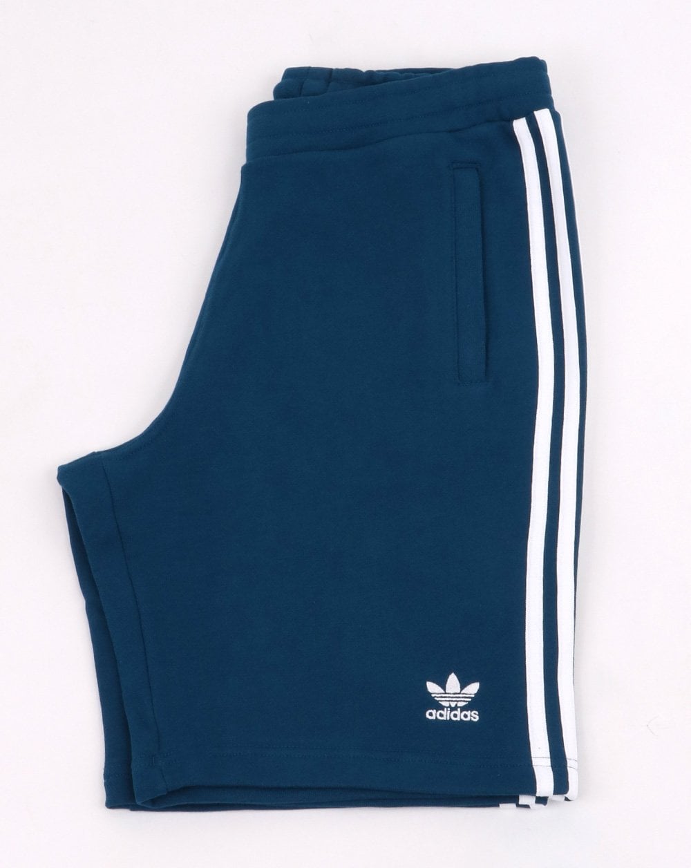 Adidas Originals 3 Stripe Shorts Deep Blue